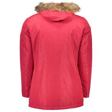Roberto Cavalli Red Polyester Jacket