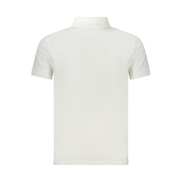 Hugo Boss White Cotton Polo Shirt