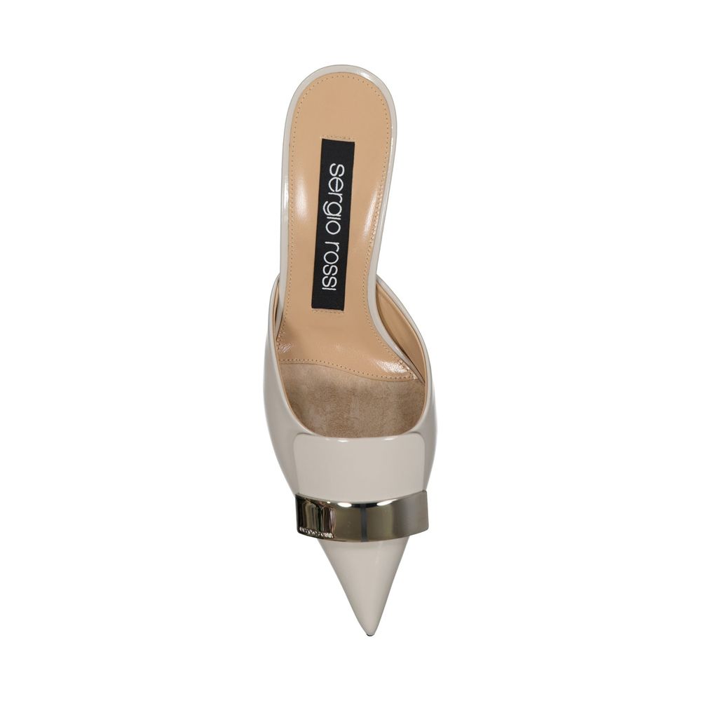 Sergio Rossi Leather Mules