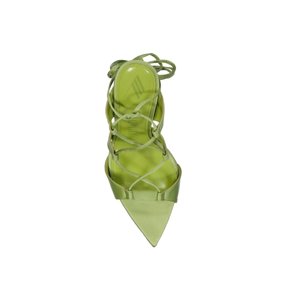 The Attico Reneè Satin Sandals