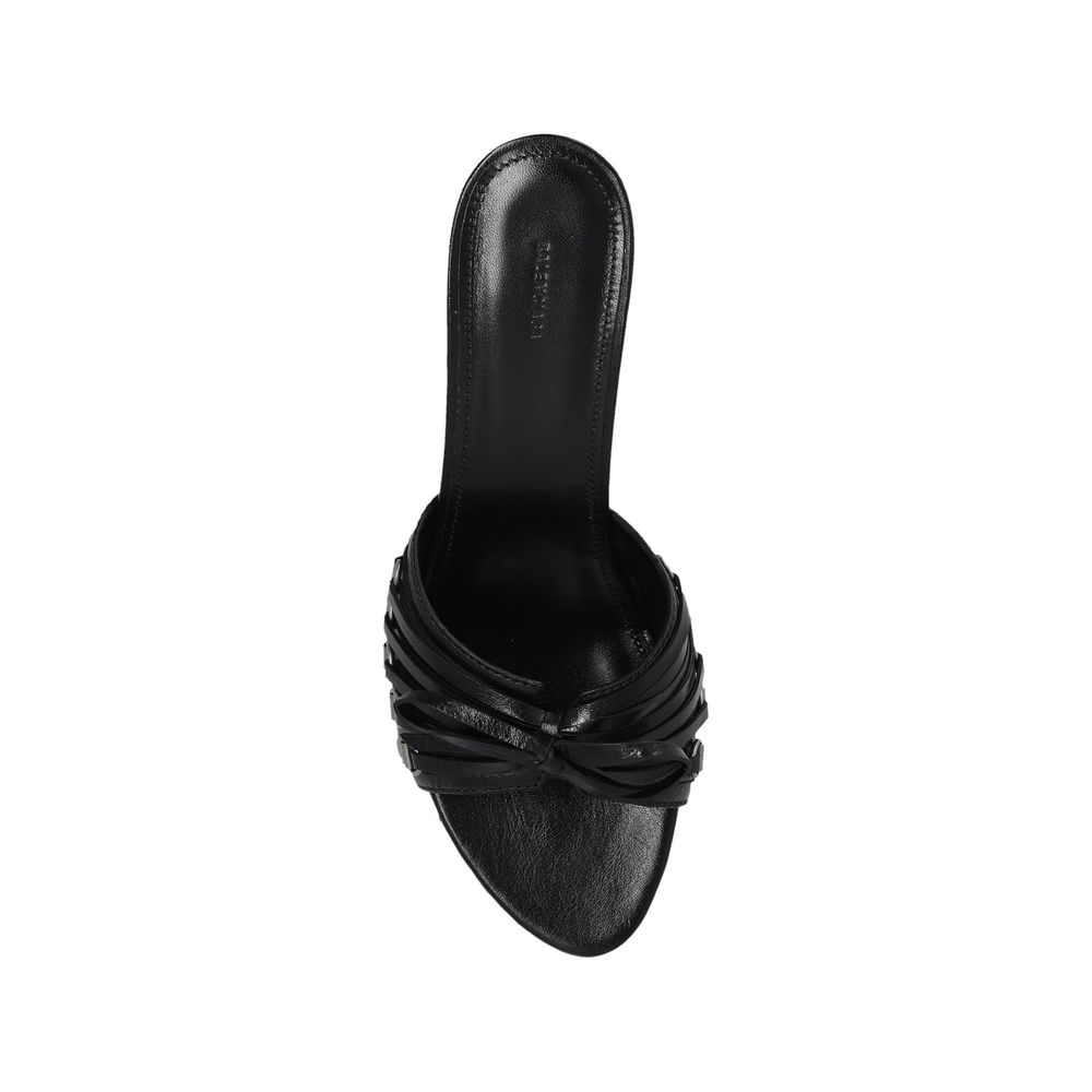 Balenciaga Cagole 70 Leather Sandals