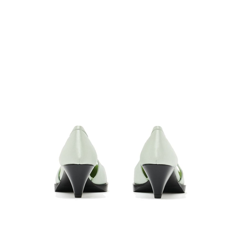 Prada Cut-Out Satin Pumps