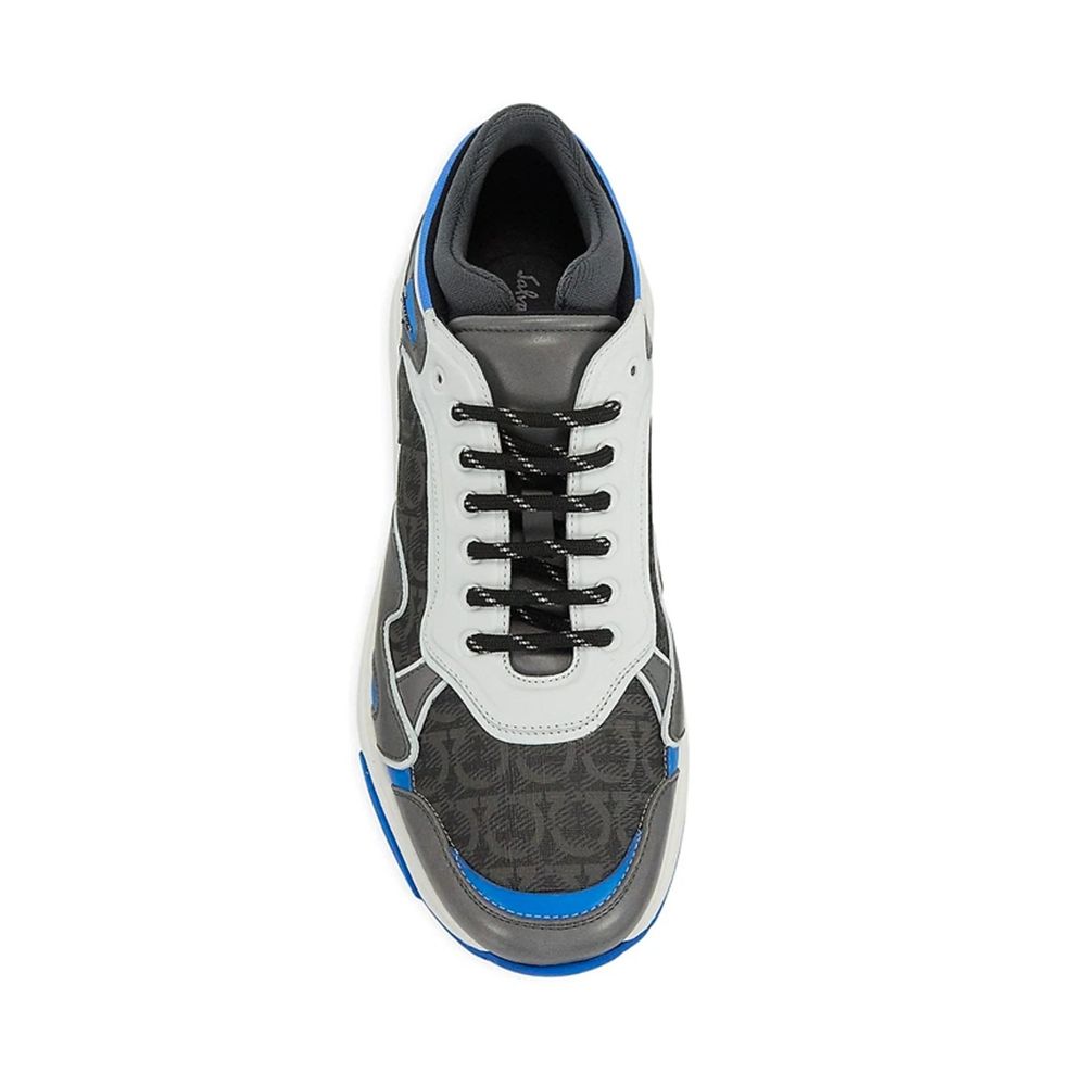 Salvatore Ferragamo Leather Logo Sneakers