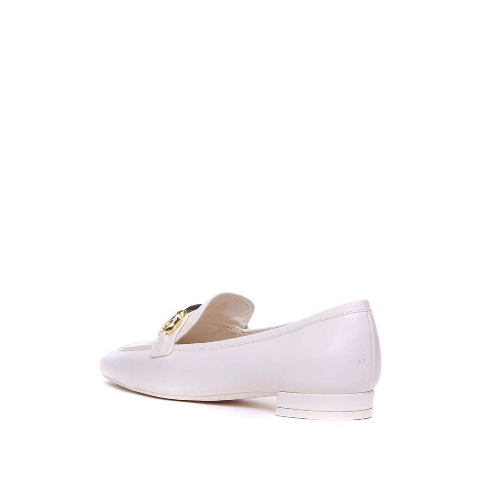 Stuart Weitzman Signature Square Leather Loafers