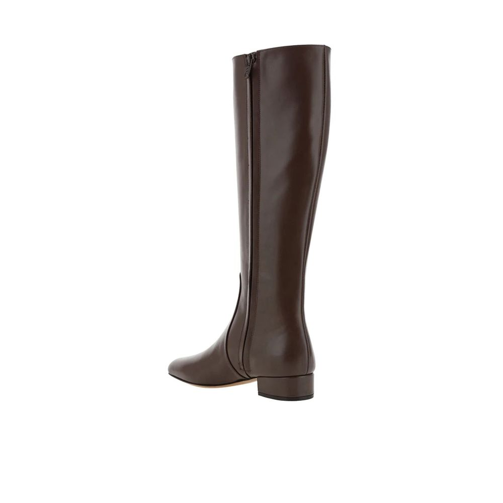 Valentino Garavani Leather Logo Boots