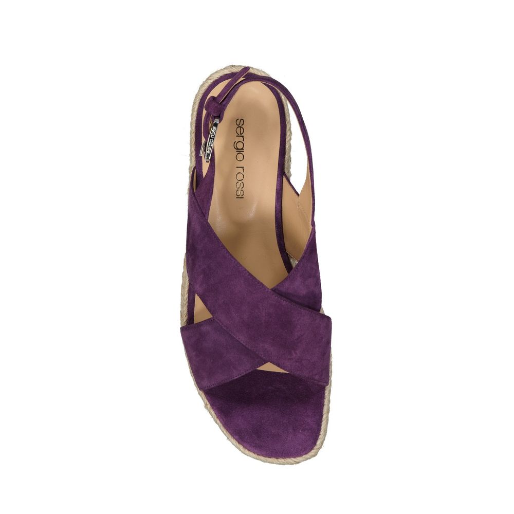 Sergio Rossi Leather Espadrilles