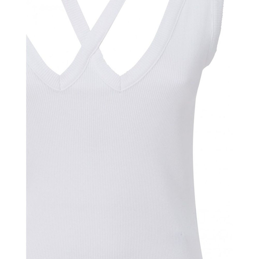 MM6 Maison Margiela Ribbed Cotton Top