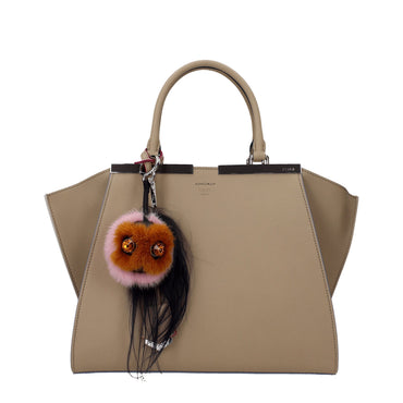 Fendi Brown Fur Keychains