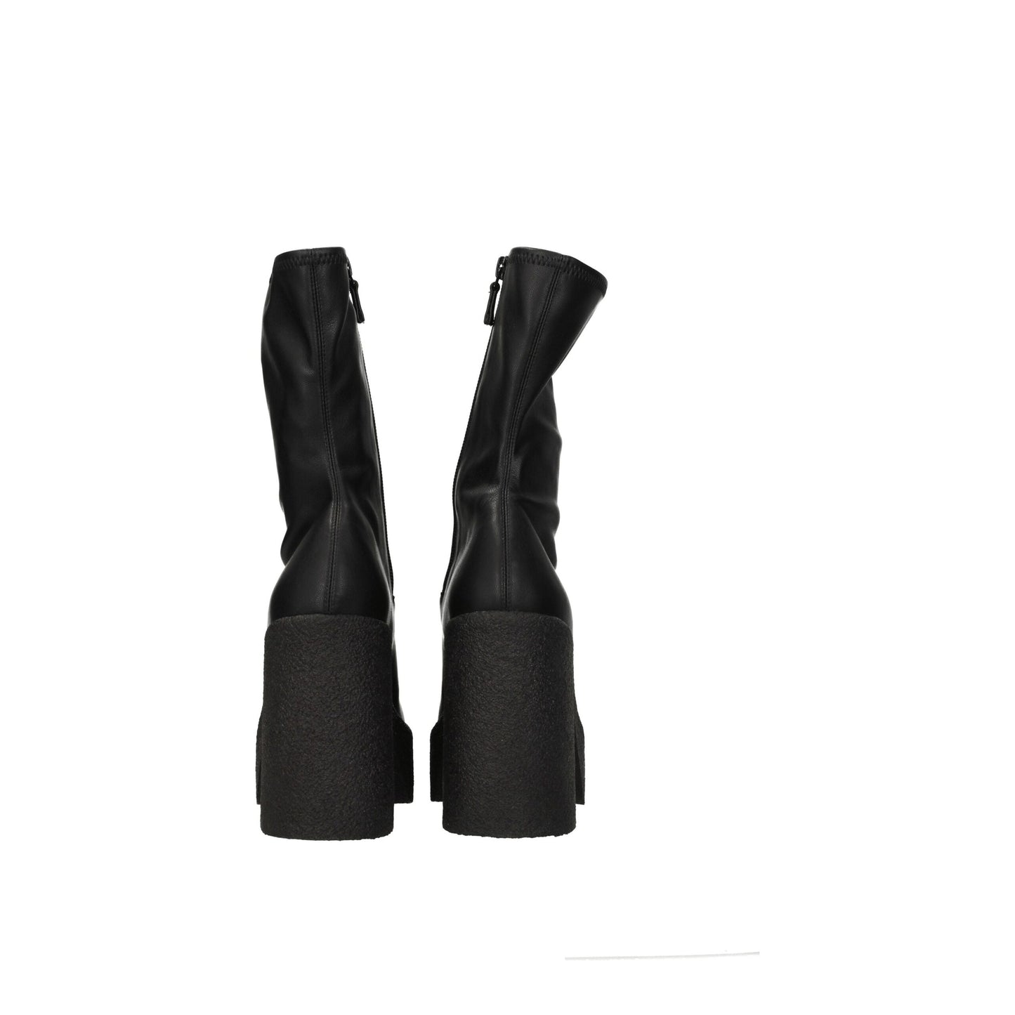 Stella McCartney Black Leather Ankle
