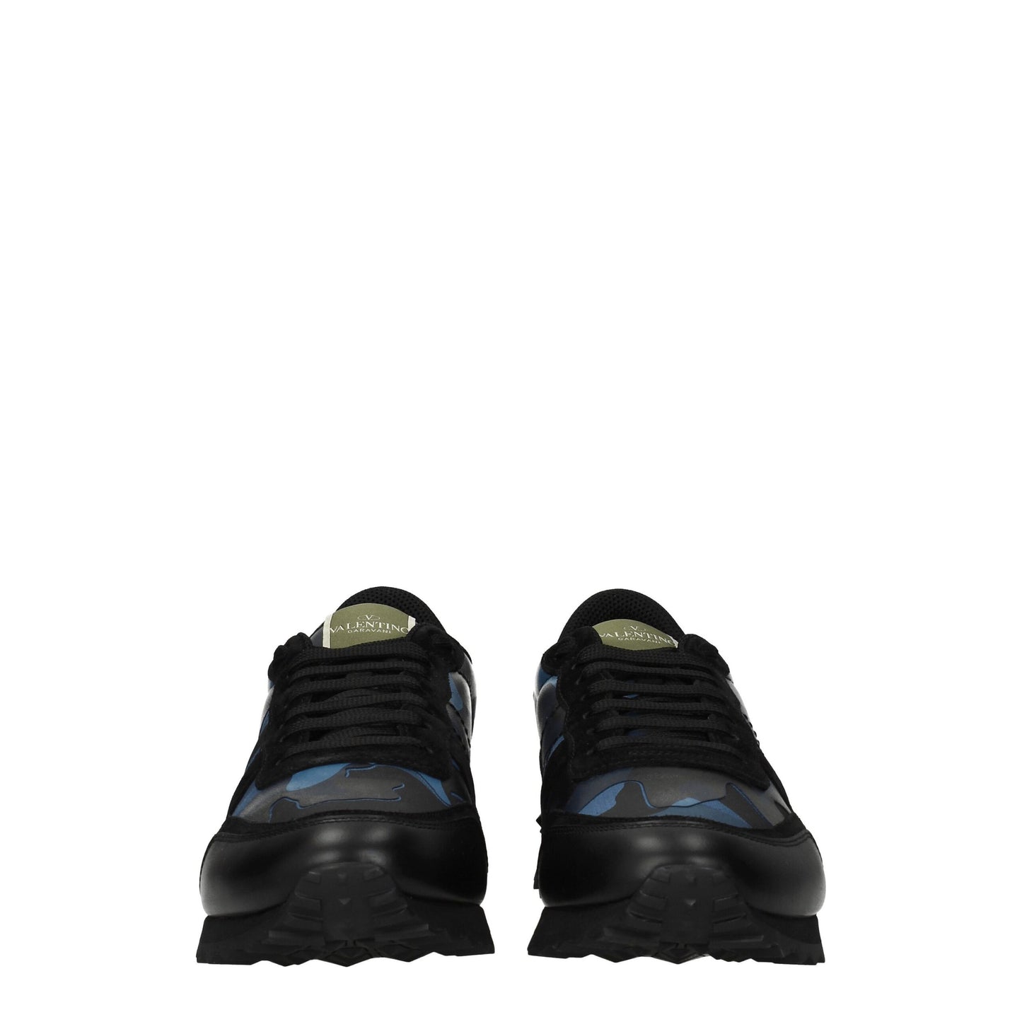 Valentino Garavani Blue Leather Sneakers