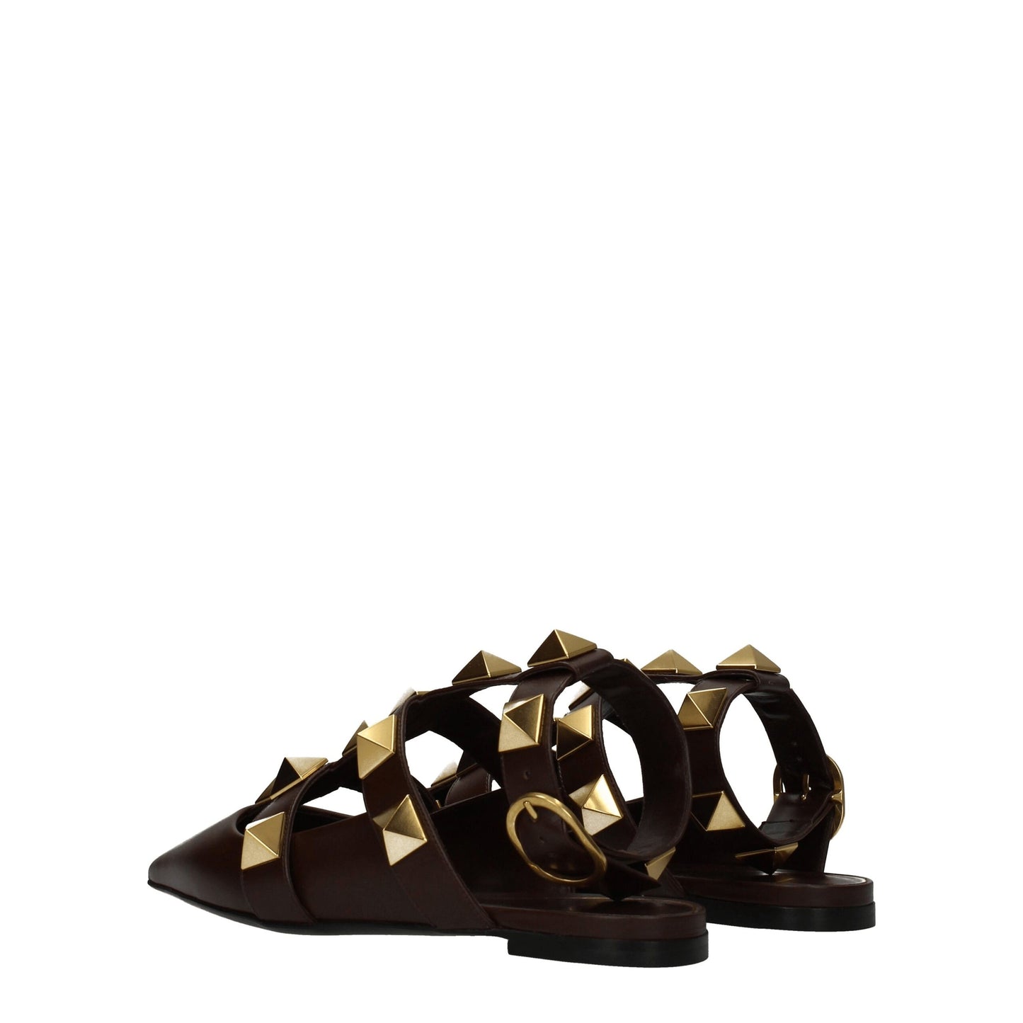 Valentino Garavani Brown Leather Sandal