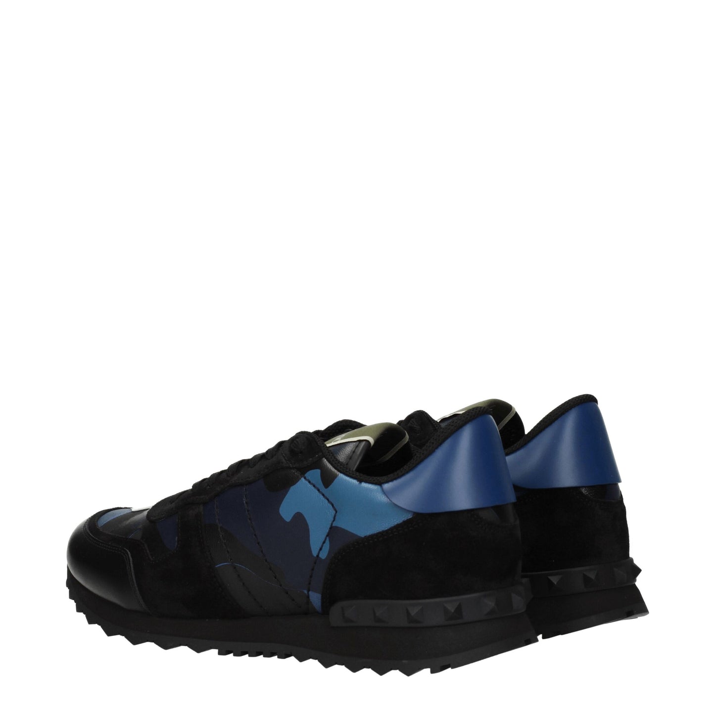 Valentino Garavani Blue Leather Sneakers