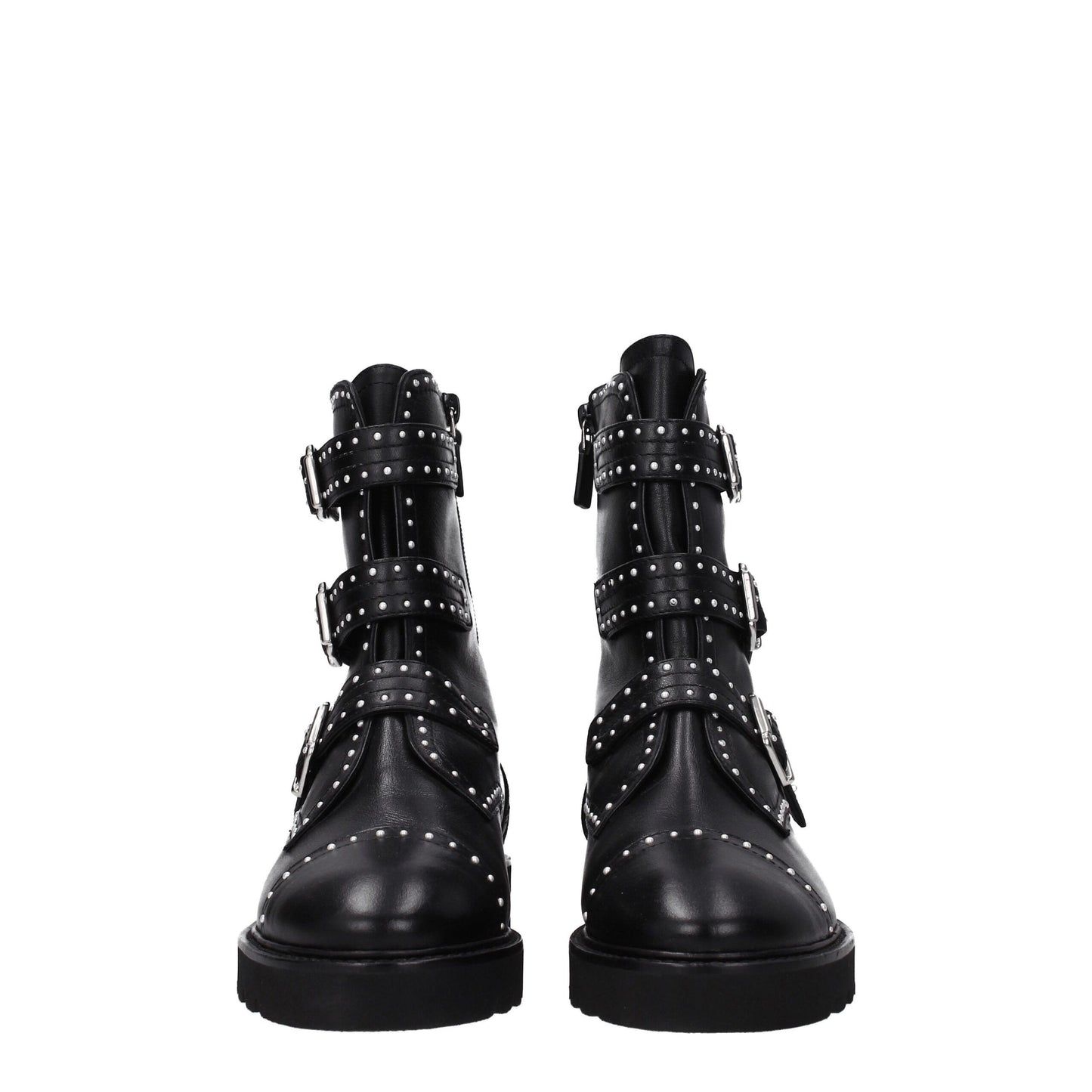 Stuart Weitzman Black Leather Ankle