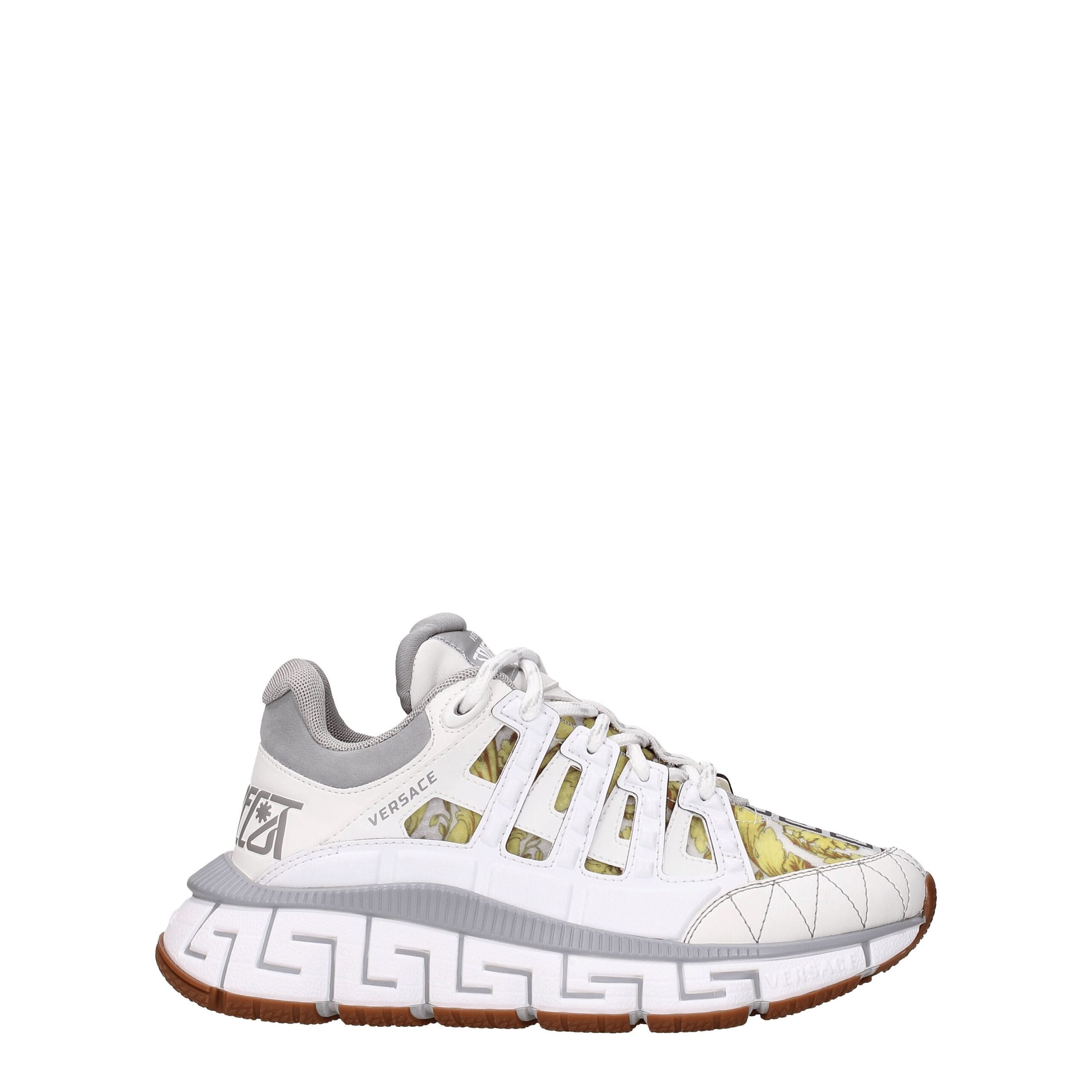 Versace White Leather Sneakers