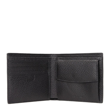 Testoni Black Leather Wallet