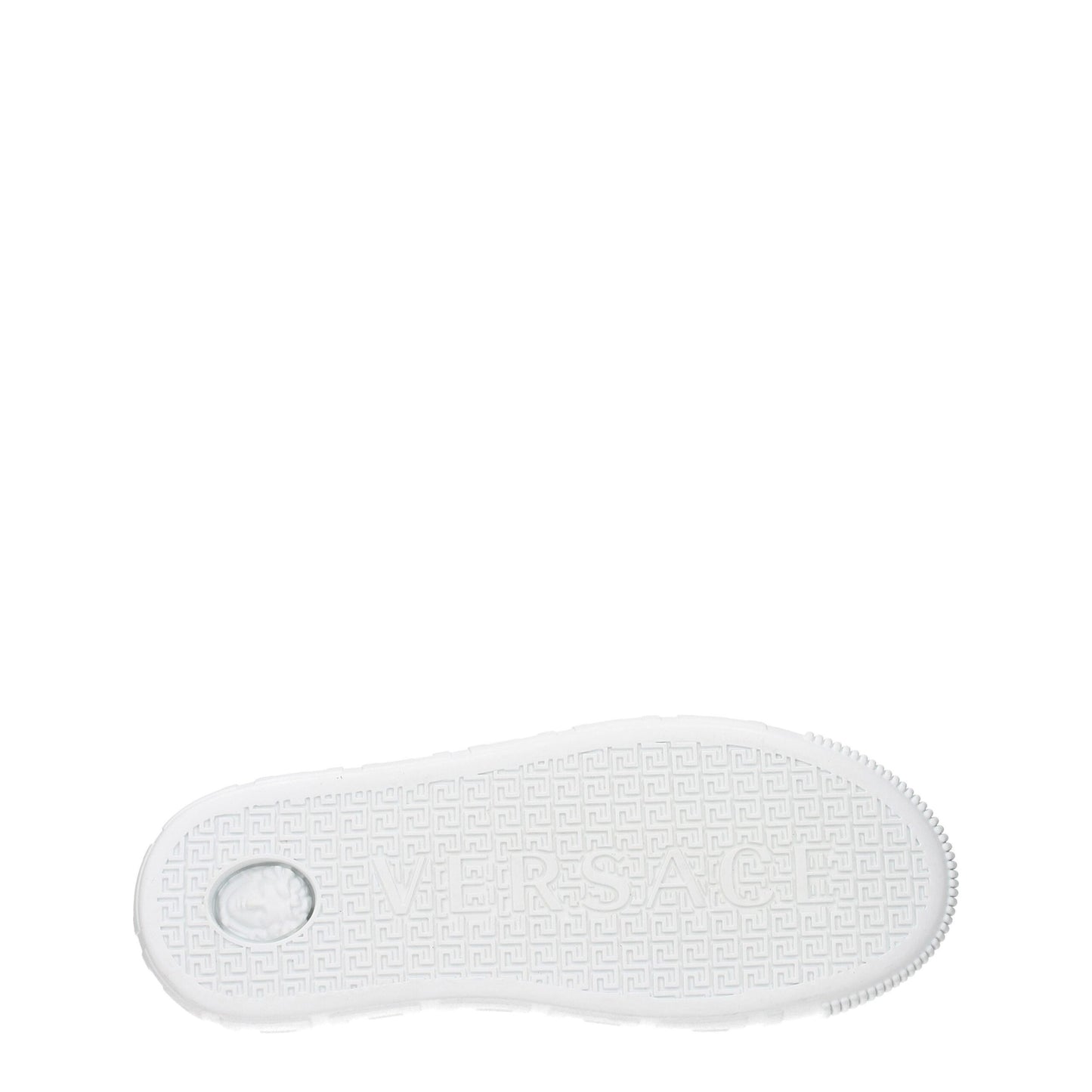 Versace White Leather Sneakers