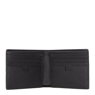 Testoni Black Leather Wallet