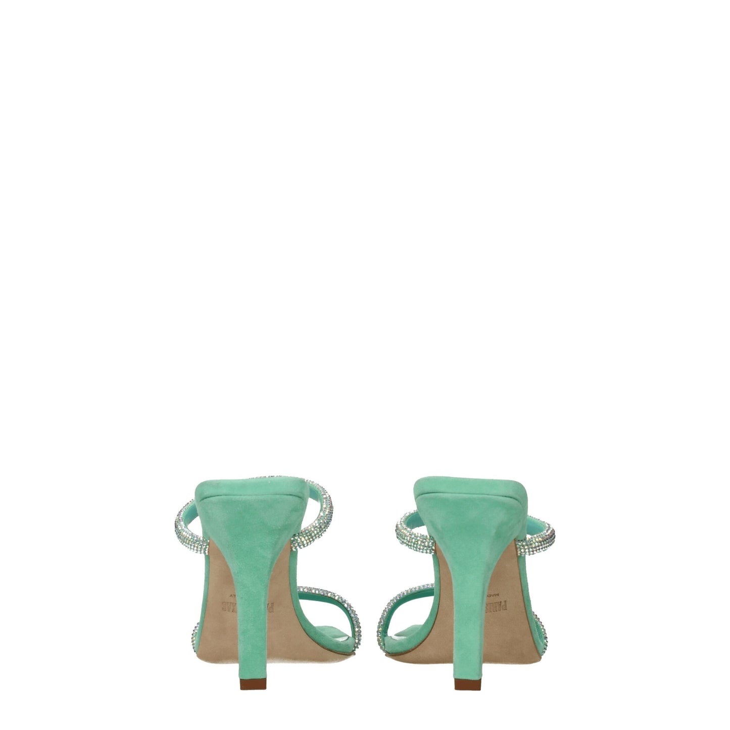 Paris Texas Green Leather Sandal
