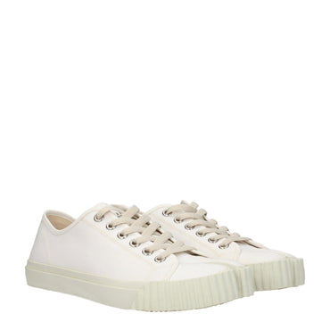 Maison Margiela White Fabric Sneakers