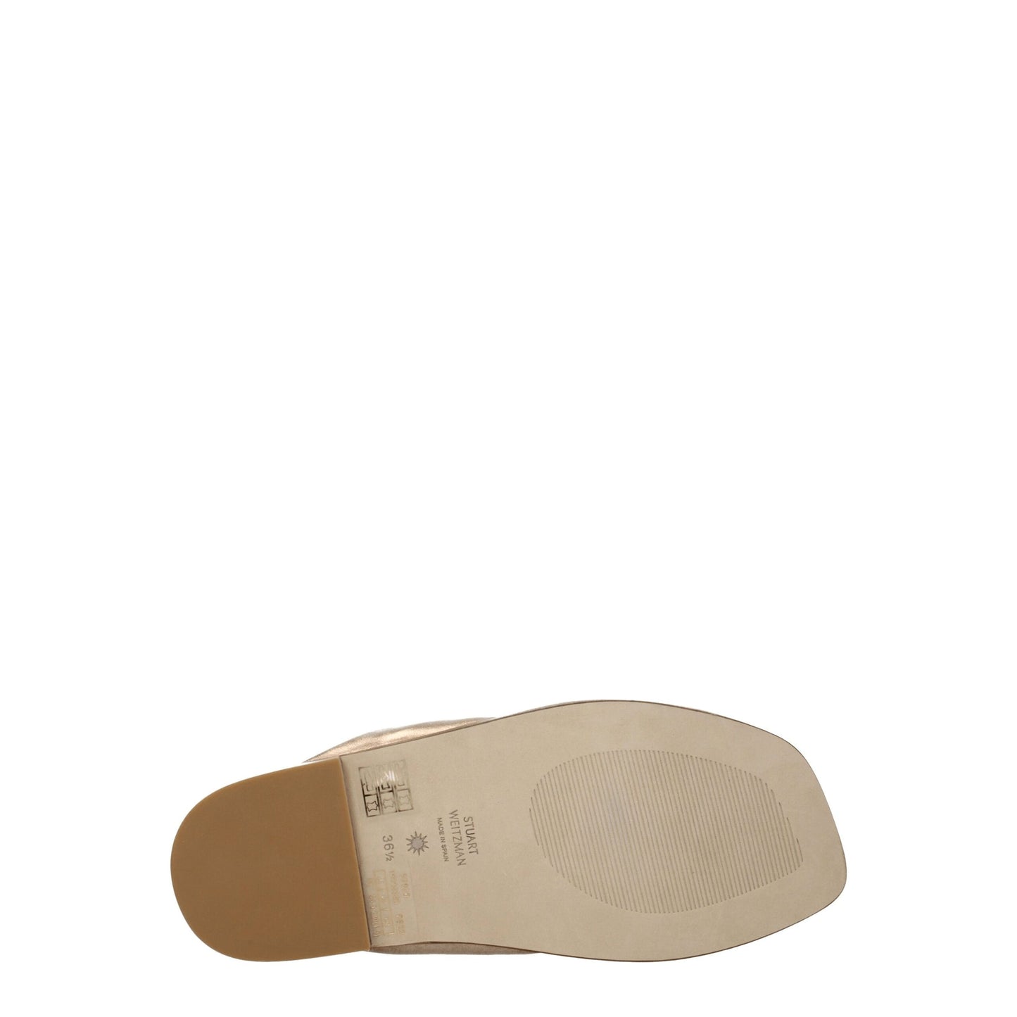 Stuart Weitzman Gold Leather Sandal