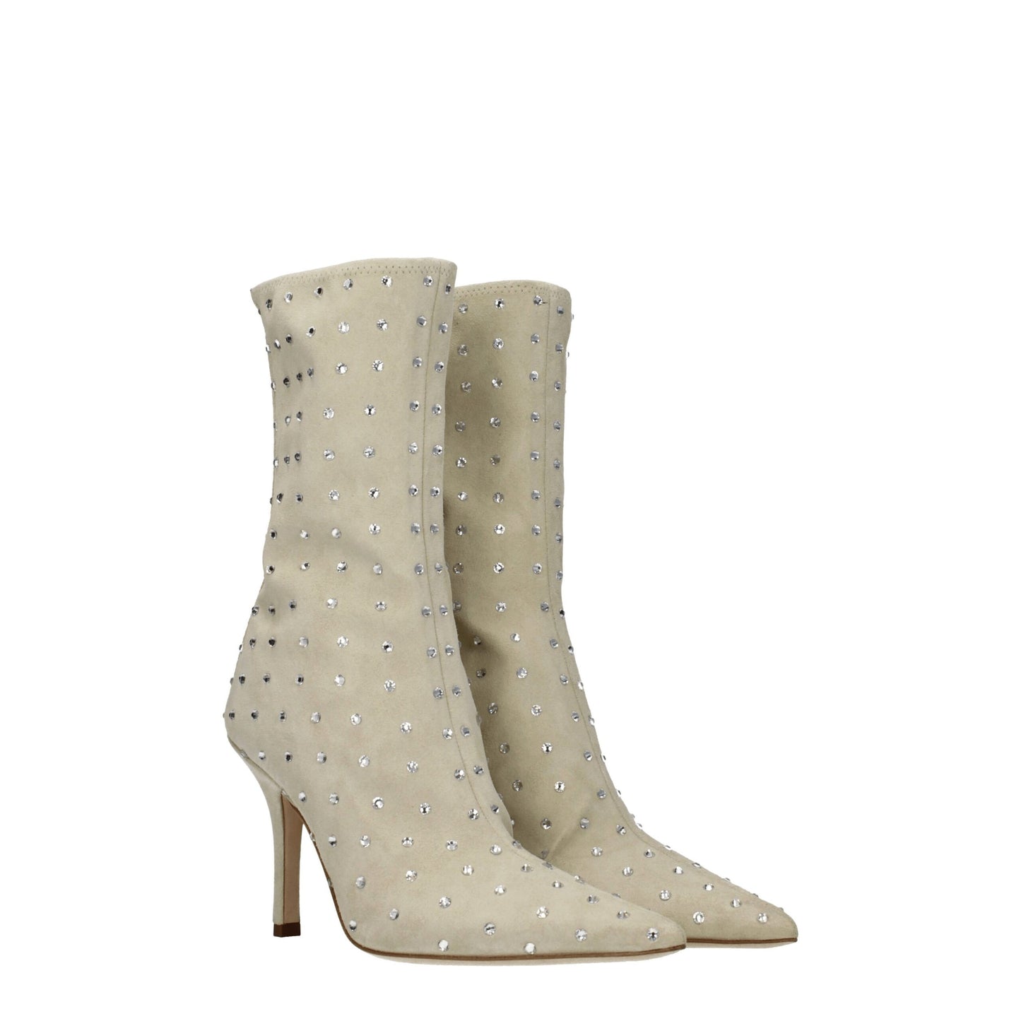 Paris Texas Beige Leather Ankle