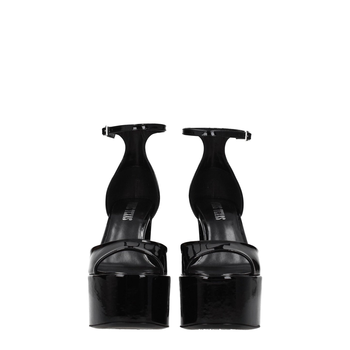Paris Texas Black Leather Sandal