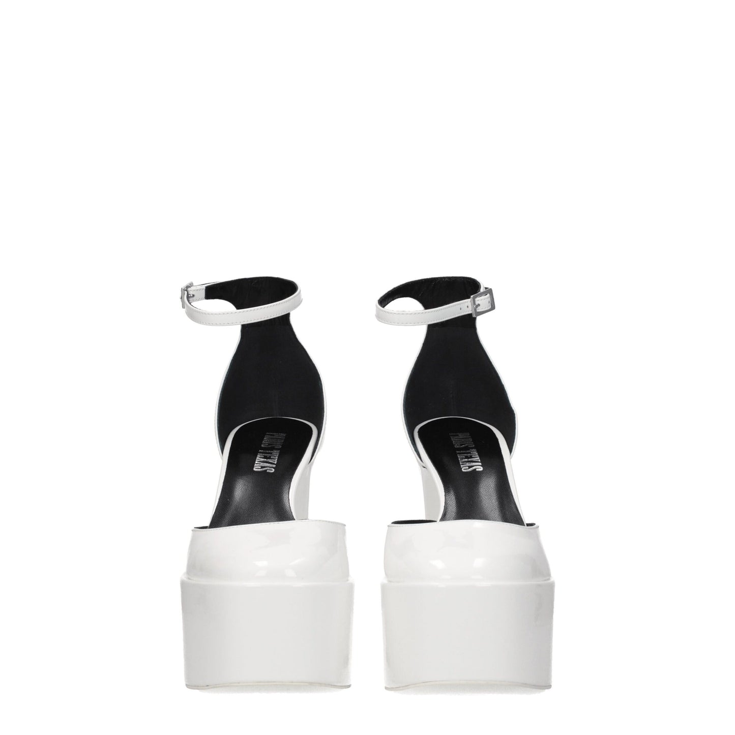 Paris Texas White Leather Sandal