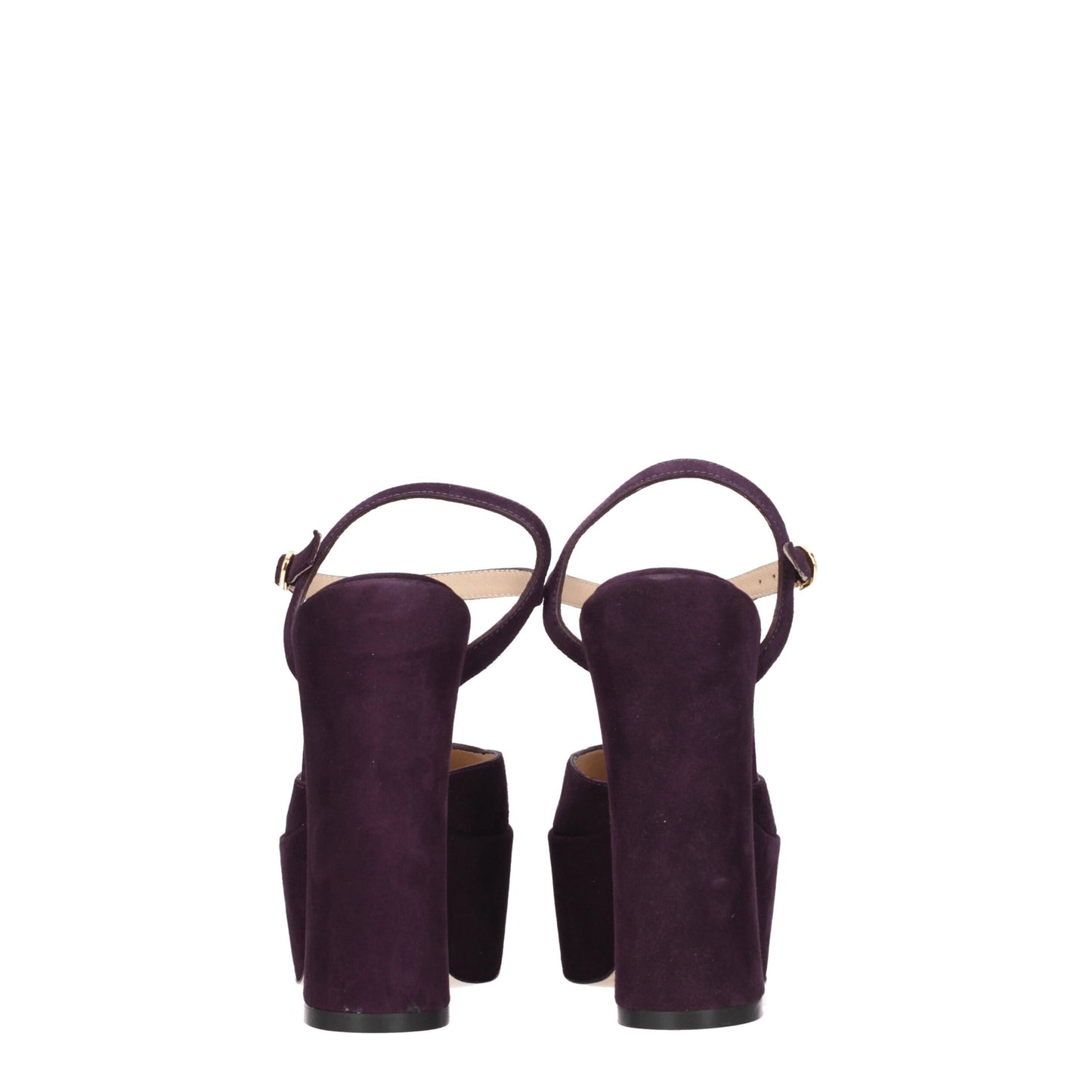 Stuart Weitzman Purple Leather Sandal