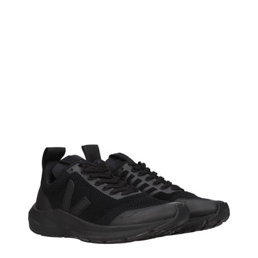 Veja Black Fabric Sneakers