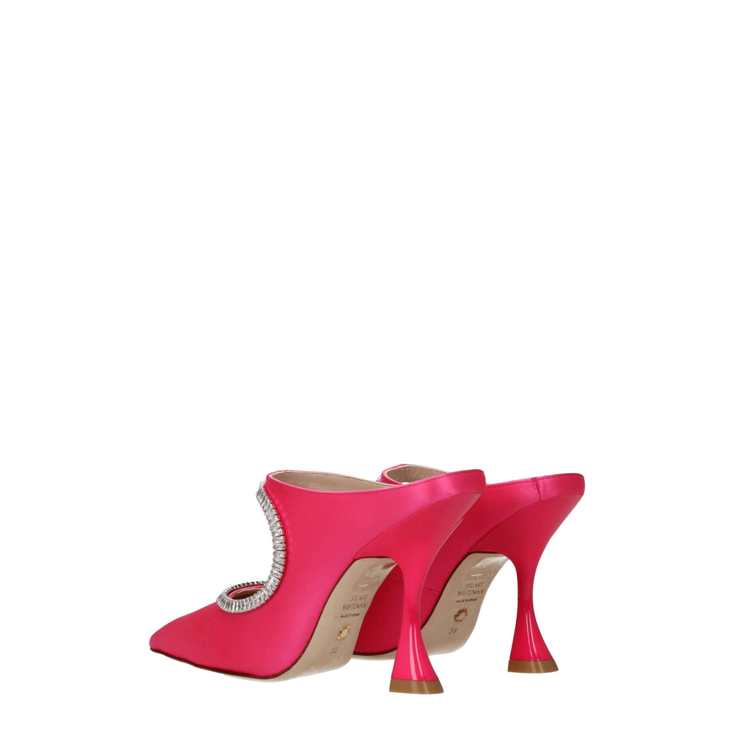 Stuart Weitzman Pink Satin Sandal