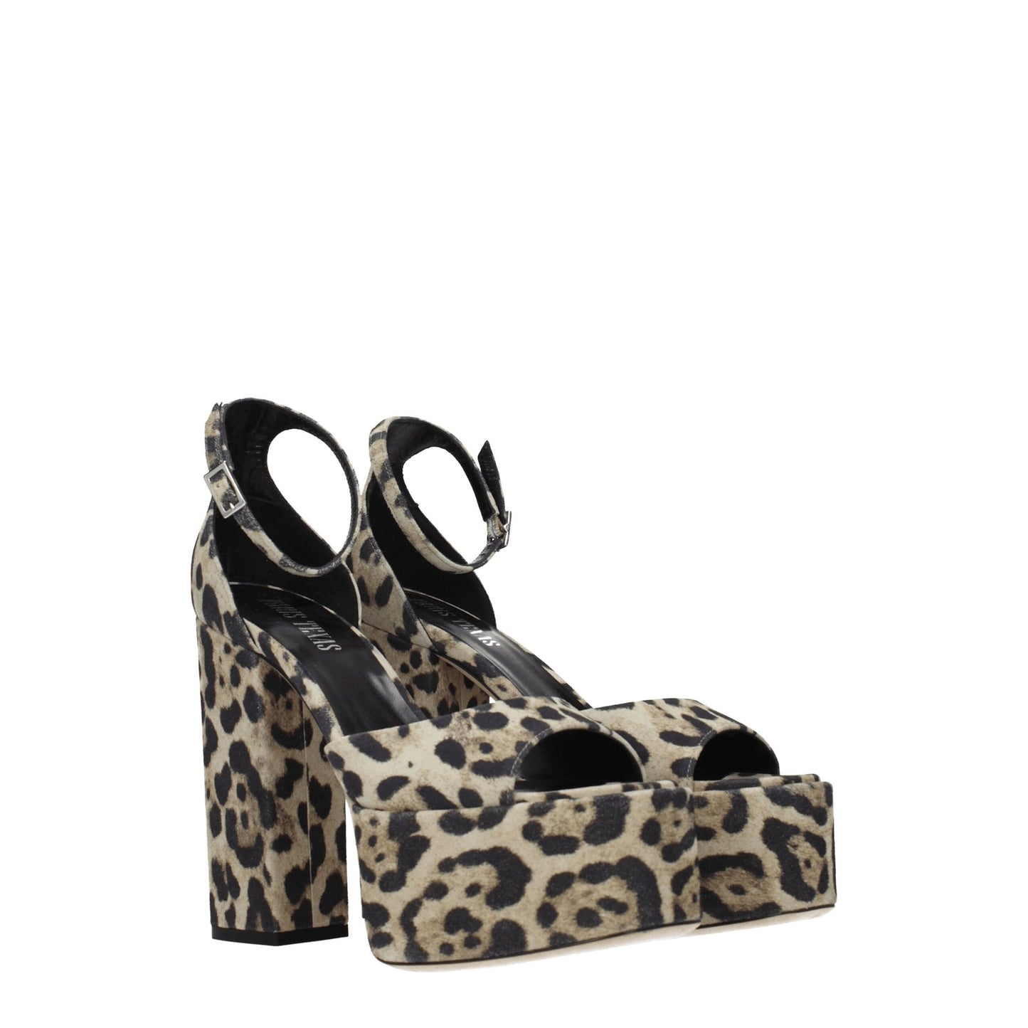 Paris Texas Beige Leather Sandal