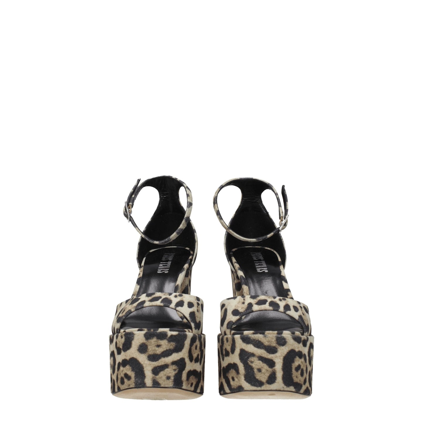Paris Texas Beige Leather Sandal