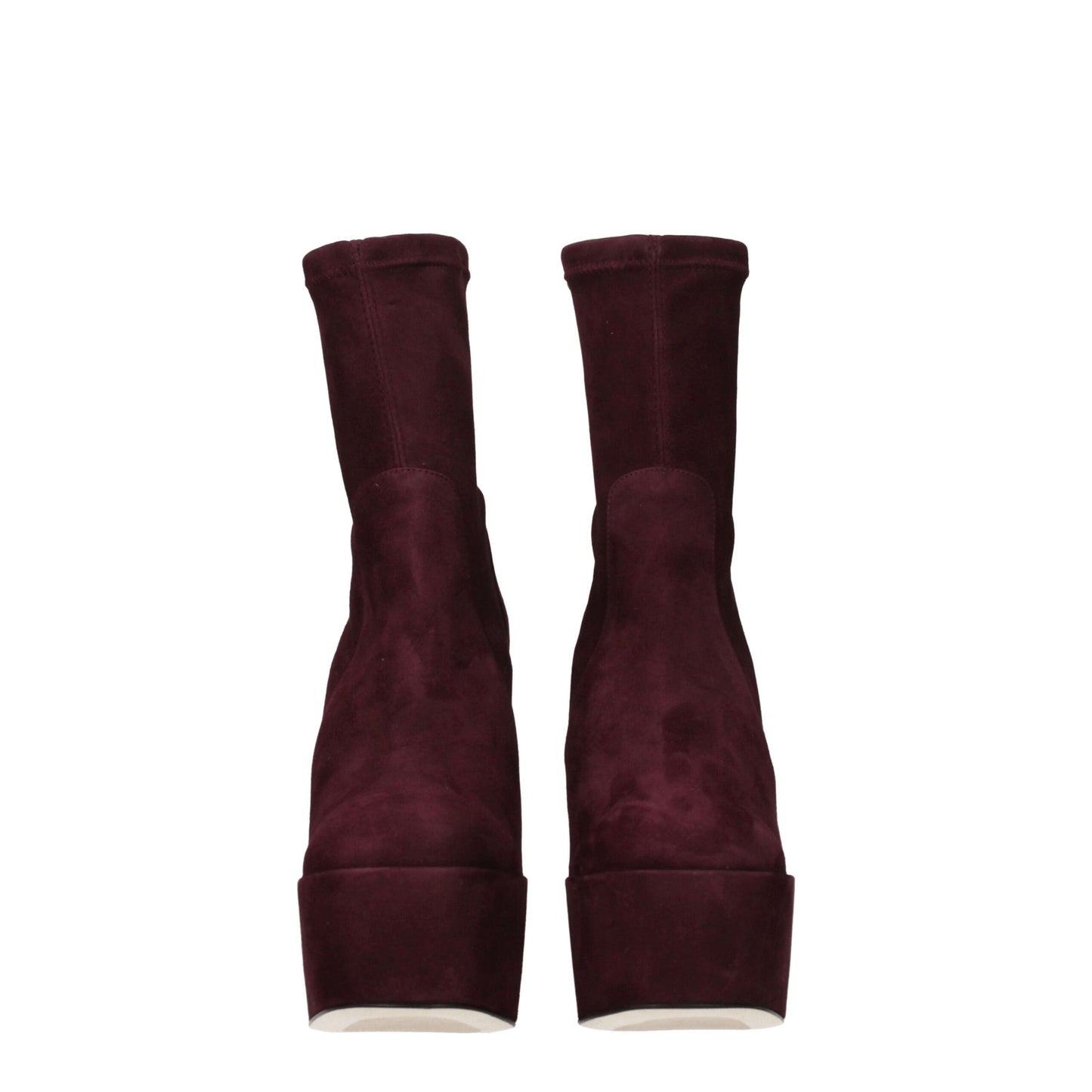Stuart Weitzman Purple Leather Ankle