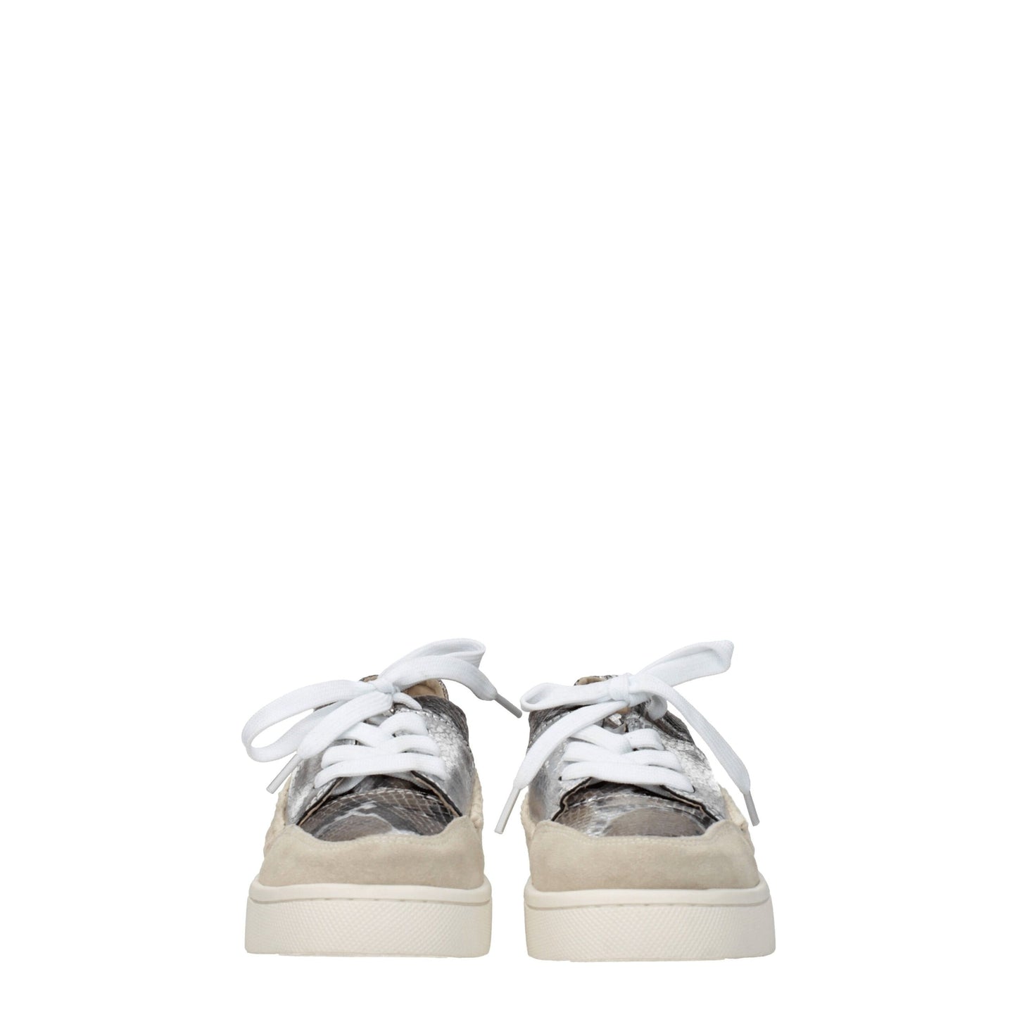 Mou Gray Leather Sneakers