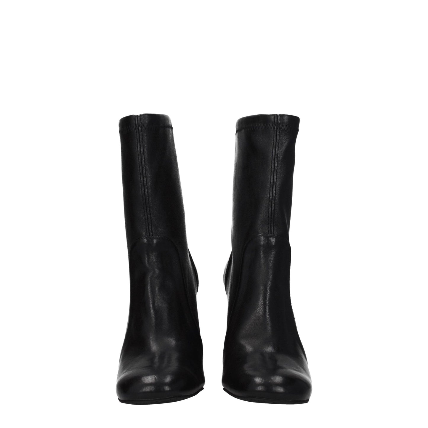Stuart Weitzman Black Leather Ankle