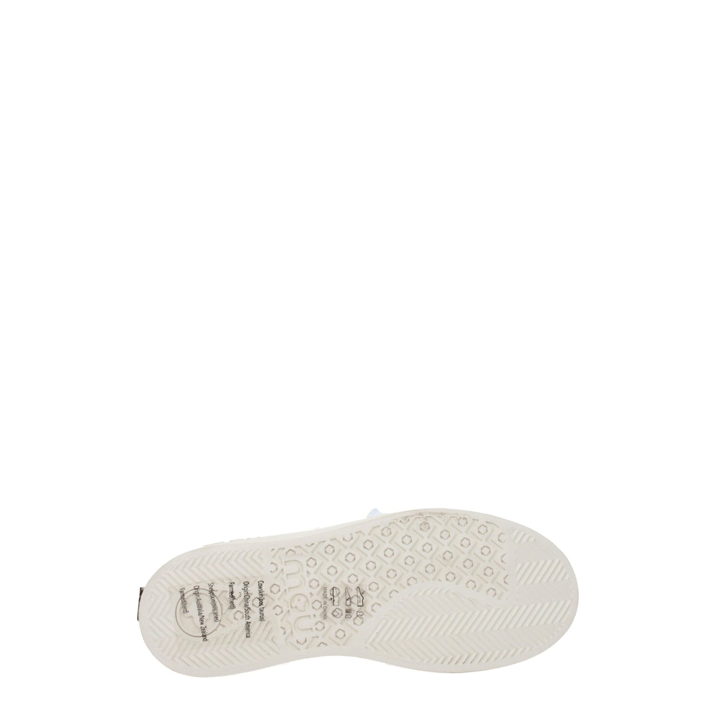 Mou Gray Leather Sneakers