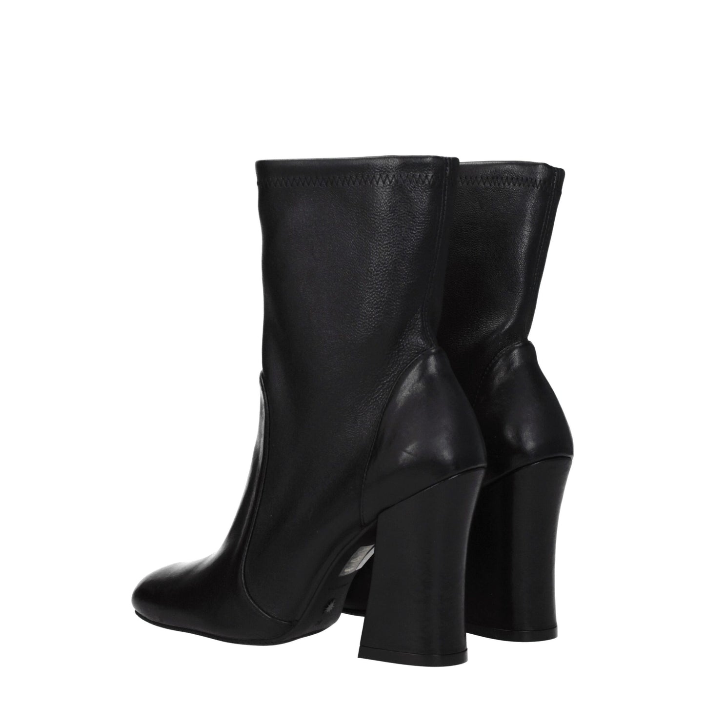 Stuart Weitzman Black Leather Ankle