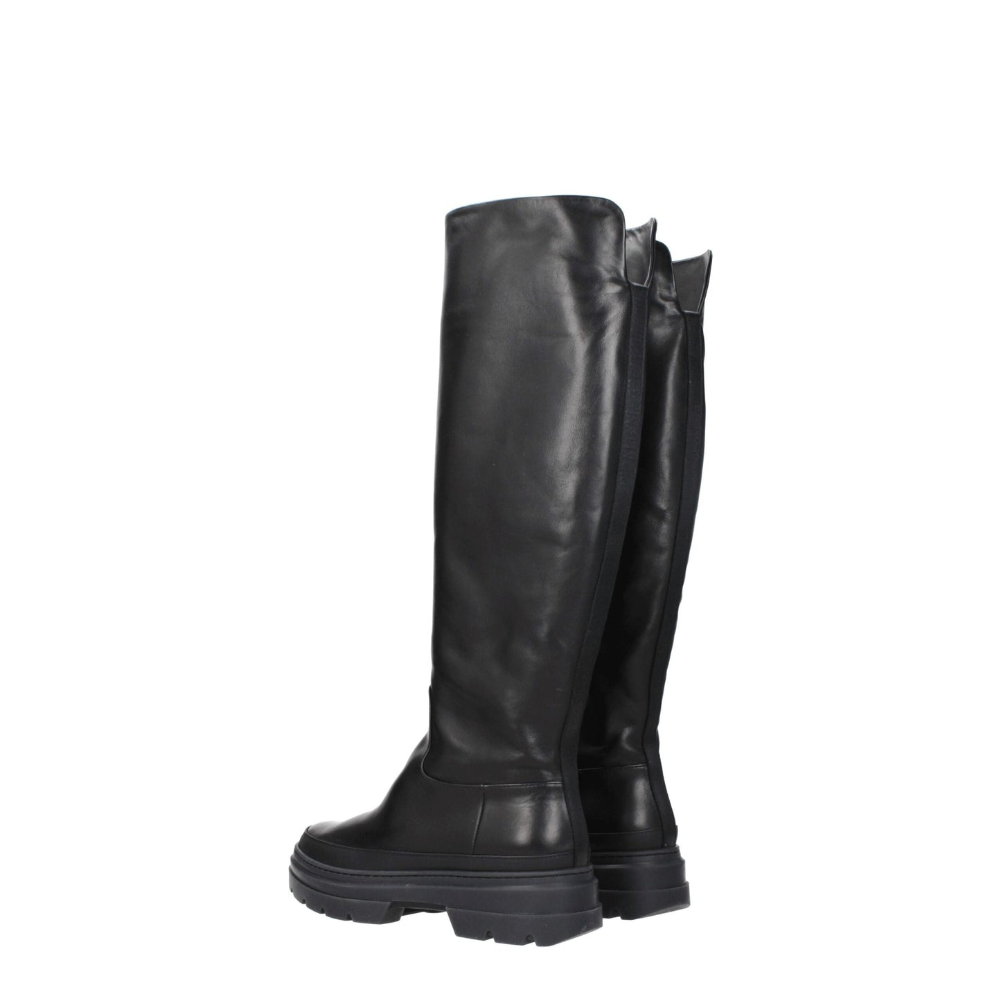 Max Mara Black Leather Boot