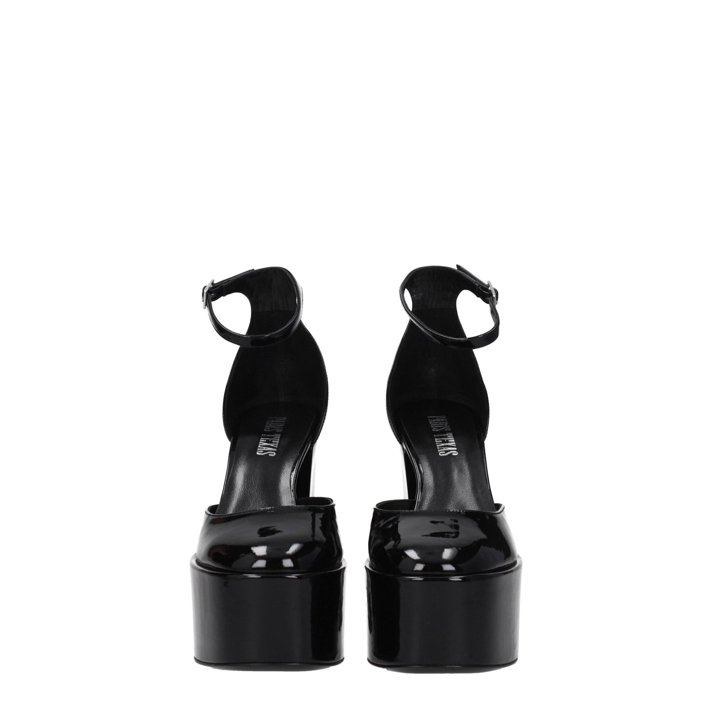 Paris Texas Black Leather Sandal