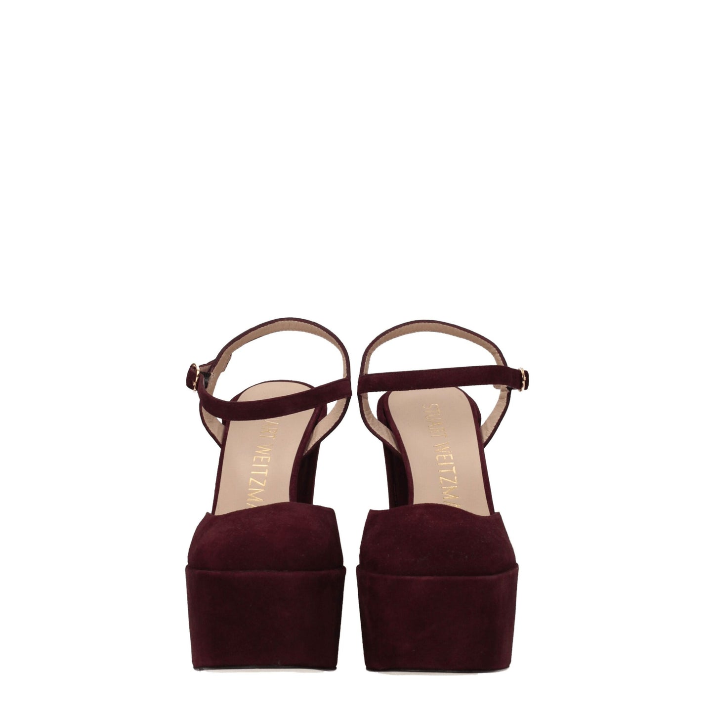 Stuart Weitzman Red Leather Sandal