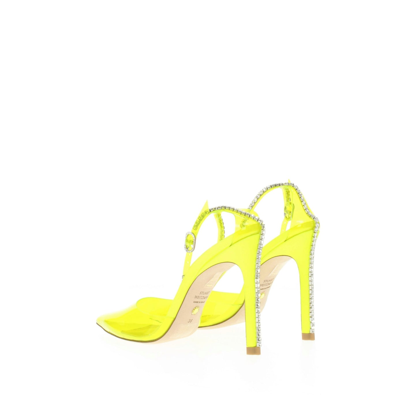 Stuart Weitzman Yellow Pvc Sandal