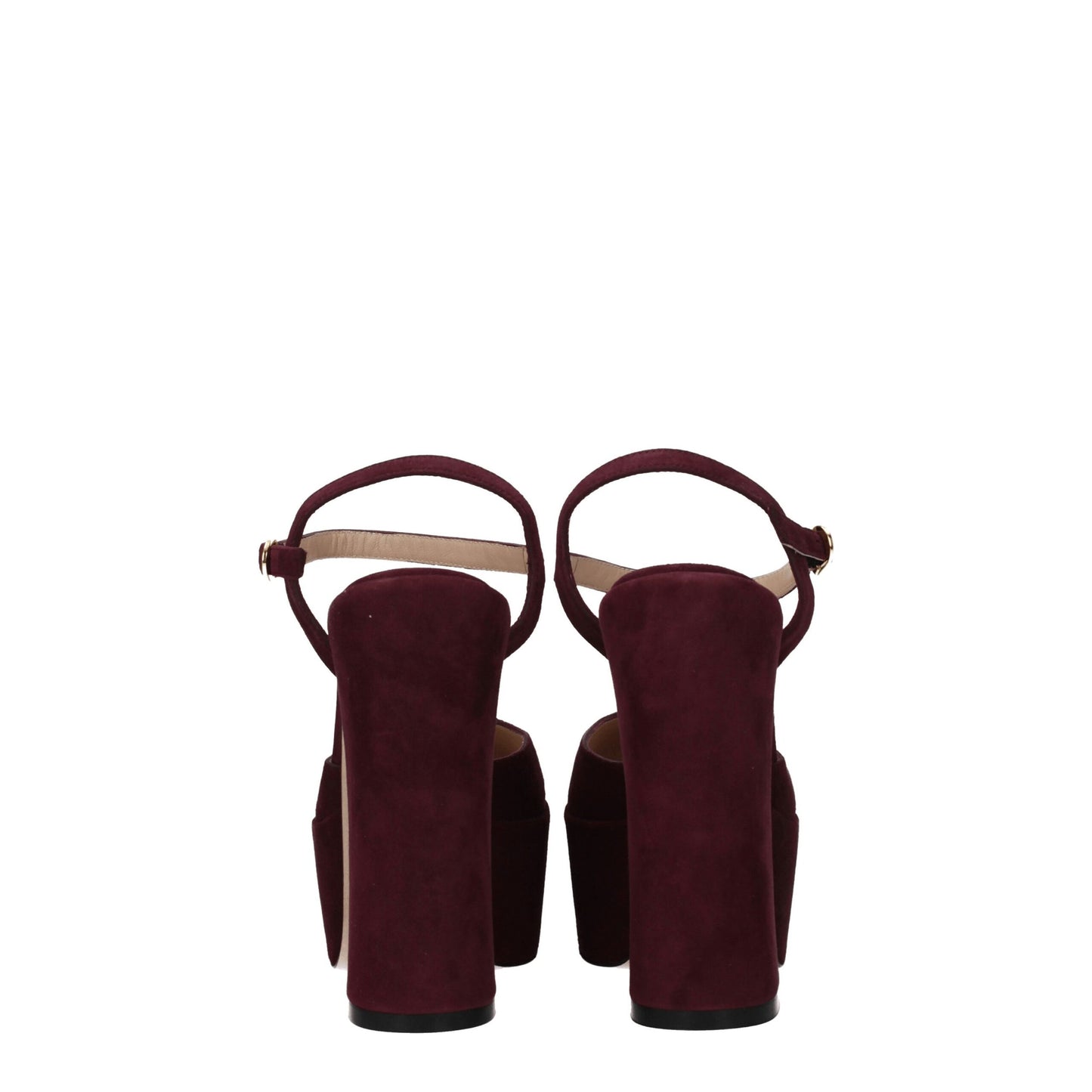 Stuart Weitzman Red Leather Sandal