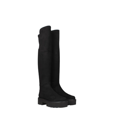Stuart Weitzman Black Leather Boot