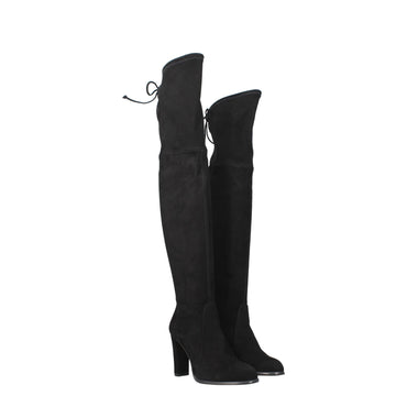 Stuart Weitzman Black Leather Boot