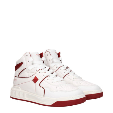 Valentino Garavani White Leather Sneakers