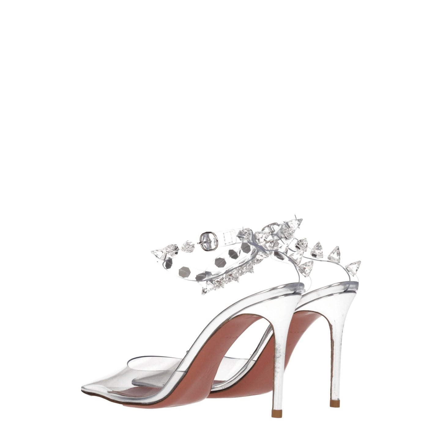 Amina Muaddi Transparent Pvc Sandal