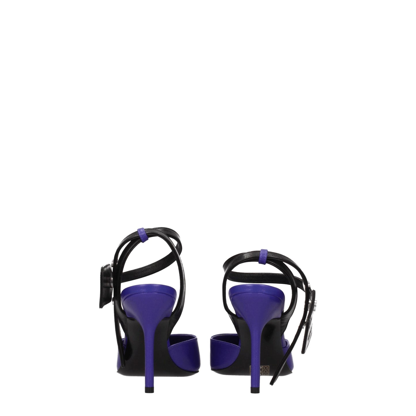 Off-White Purple Leather Sandal