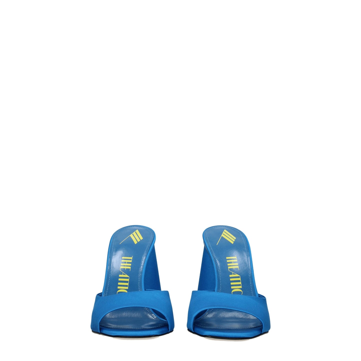 The Attico Light Blue Satin Sandal