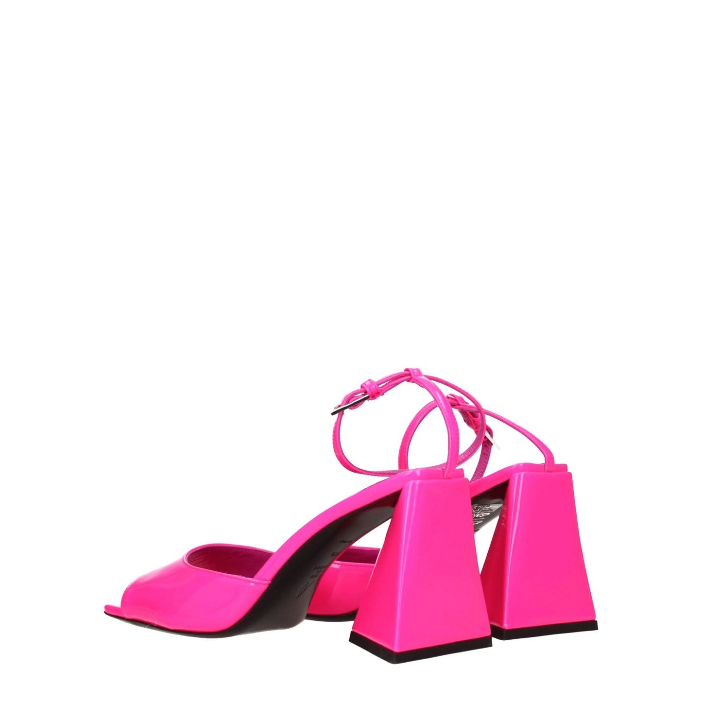 The Attico Pink Leather Sandal