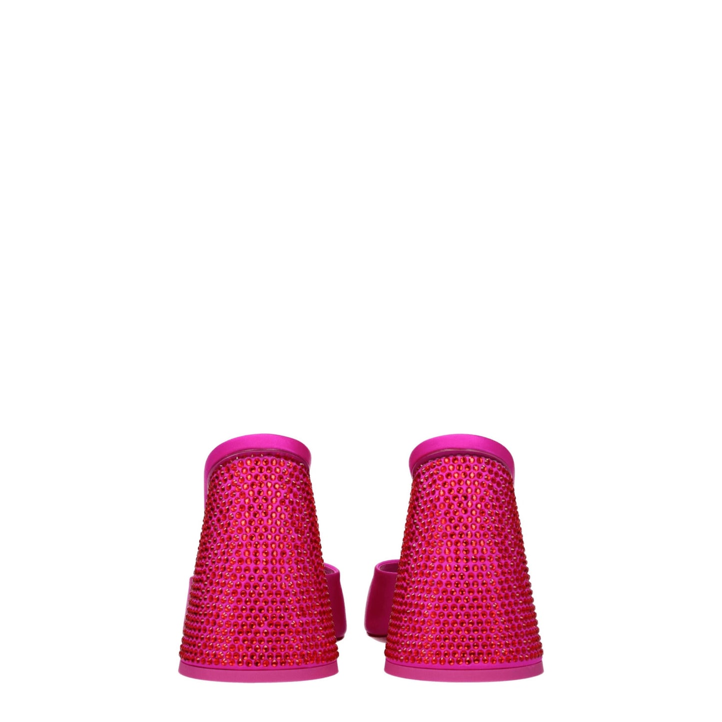 The Attico Pink Satin Sandal